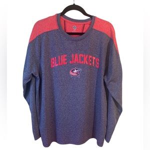 Columbus Blue Jacket NHL Licensed Dri Fit Pullover Size XL Like New